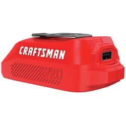 Craftsman V20 20 V USB Power Source Adapter 1 pc