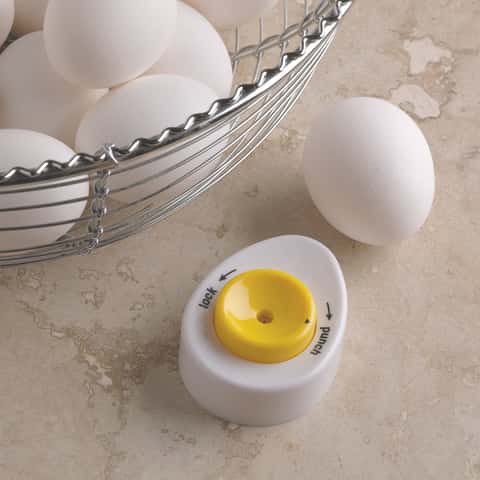 Fox Run White/Yellow Plastic/Stainless Steel Egg Piercer - Ace Hardware