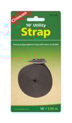 Coghlan's 1 in. W X 10 ft. L Black Utility Strap 1 lb 1 pk