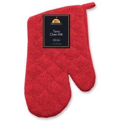 Kane Home Red Cotton Oven Mitt