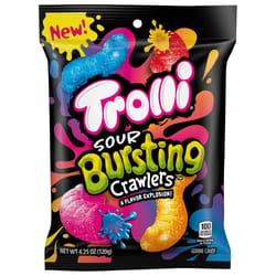 Trolli Sour Brusting Crawlers Assortment Gummi Candy 4.25 oz