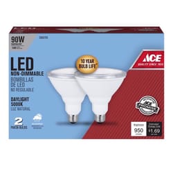 Ace PAR38 E26 (Medium) LED Bulb Daylight 90 Watt Equivalence 2 pk