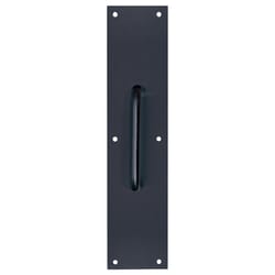 Tell 15 in. L Matte Black Stainless Steel Pull Plate