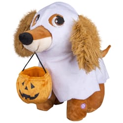 Gemmy Animated Musical Plush Ghost Dog Halloween Decor