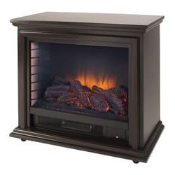 Pleasant Hearth Sheridan 31.75 in. W 1000 sq ft Espresso Traditional Infrared Fireplace