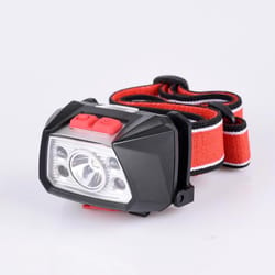 Ace 150 lm Black/Red LED Head Lamp 3.7V 900mAh Battery