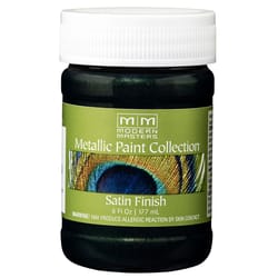 Modern Masters Satin Emerald Water-Based Metallic Paint Exterior and Interior 6 oz