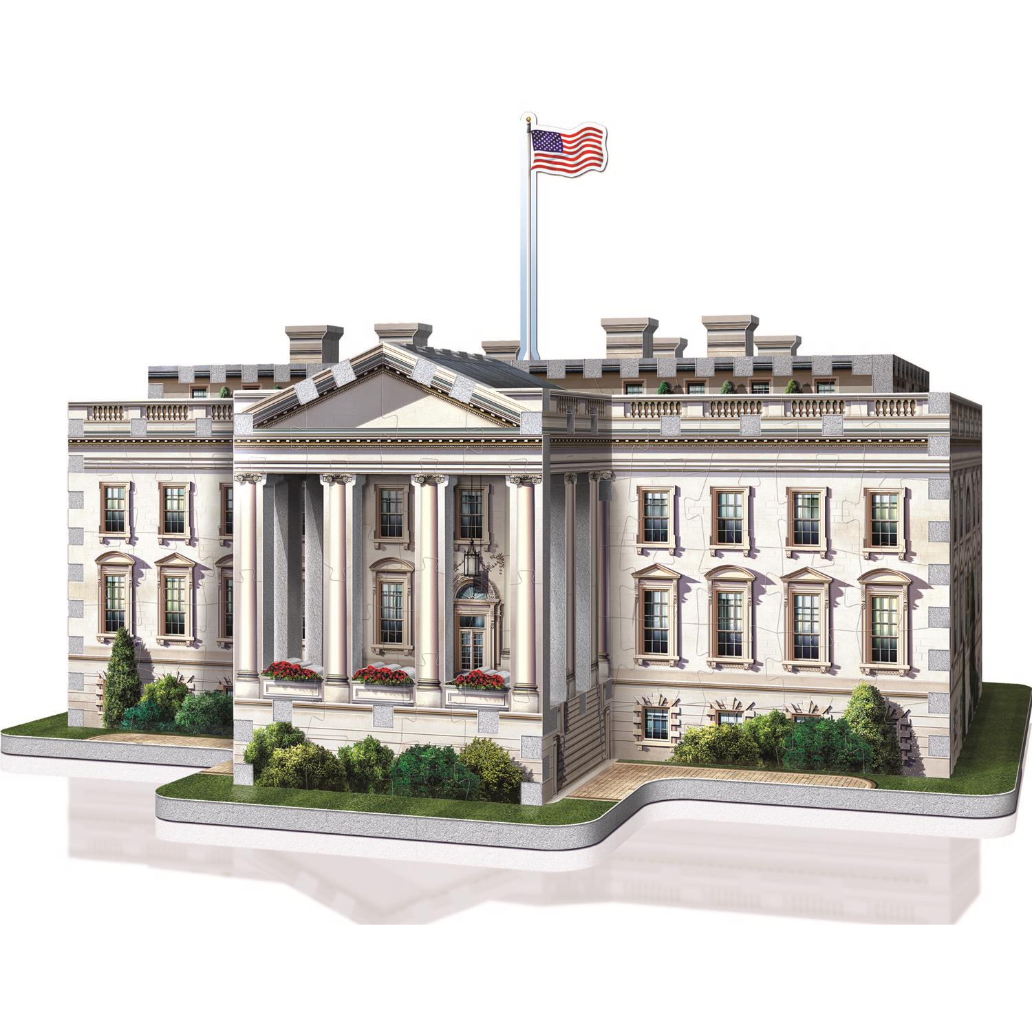 Wrebbit3D The White House 3D Jigsaw Puzzle White 490 pc