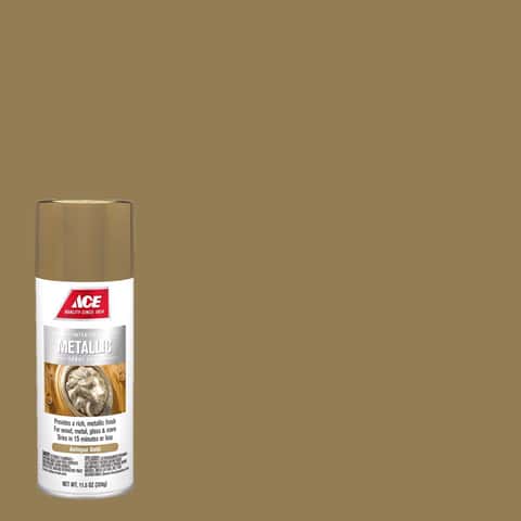 Ace Metallic Antique Gold Spray Paint 11.5 oz - Ace Hardware