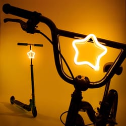 Brightz Badge Brightz  Plastic LED Bike Accessory Yellow