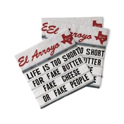 EL Arroyo Life It Too Short For Fake Butter, Fake Cheese Or Fake People Cocktail Napkins Paper 20 pk