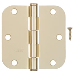 Ace 3-1/2 in. L Satin Brass Residential Door Hinge 1 pk