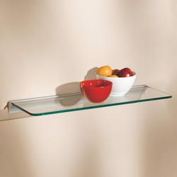 Dolle Glassline 0.31 in. H X 31.5 in. W X 7.9 in. D Clear Glass Shelf Board