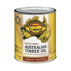 Cabot  Transparent  Jarrah Brown  Oil-Based  Natural Oil/Waterborne Hybrid  Australian Timber Oil  1 