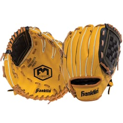 Franklin Fieldmaster Brown PVC Baseball Glove 10 in. 2 pk