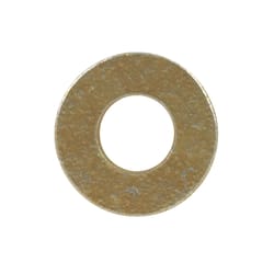 HILLMAN Yellow Dichromate Steel 1/4 in. SAE Flat Washer 100 pk