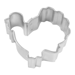 R&M International Corp International Corp 2 in. W X 2 in. L Mini Gobbler Turkey Cookie Cutter Silver