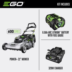 EGO Power+ 600 Series LM2114 21 in. 56 V Battery Lawn Mower Kit (Battery & Charger) W/ 6.0 AH BATTERY