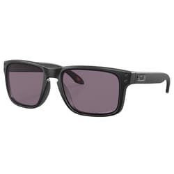 Oakley Holbrook Unisex Matte Black Frame Gray Lens Polarized Sunglasses