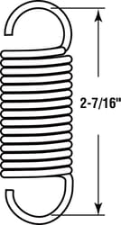 Prime-Line 2-7/16 in. L X 3/4 in. D Extension Spring 2 pk