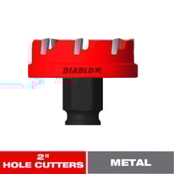 Diablo Steel Demon 2 in. Carbide Tipped 1/4 in. L Hole Cutter