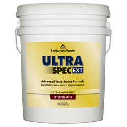 Benjamin Moore Ultra Spec Satin Base 1 Paint Exterior 5 gal