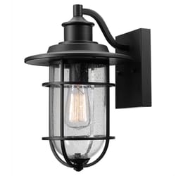 Globe Electric Vintage 1-Light Natural Black Turner Wall Sconce