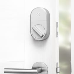 August Home Polished Nickel Metal Smart Lock