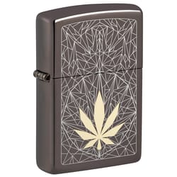 Zippo Black 150 Cannabis Lighter 2 oz 1 pk