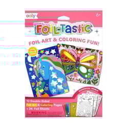 OOLY Foil-Tastic Whimsical World Foil Art & Coloring Set Multicolored 36 pc