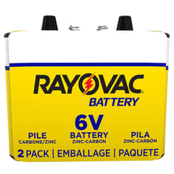 Rayovac Zinc Carbon 6-Volt 6 V 8.5 mAh Lantern Battery 2 pk