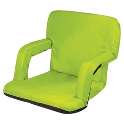 Picnic Time Ventura 6-Position Lime Recliner Folding Stadium Seat