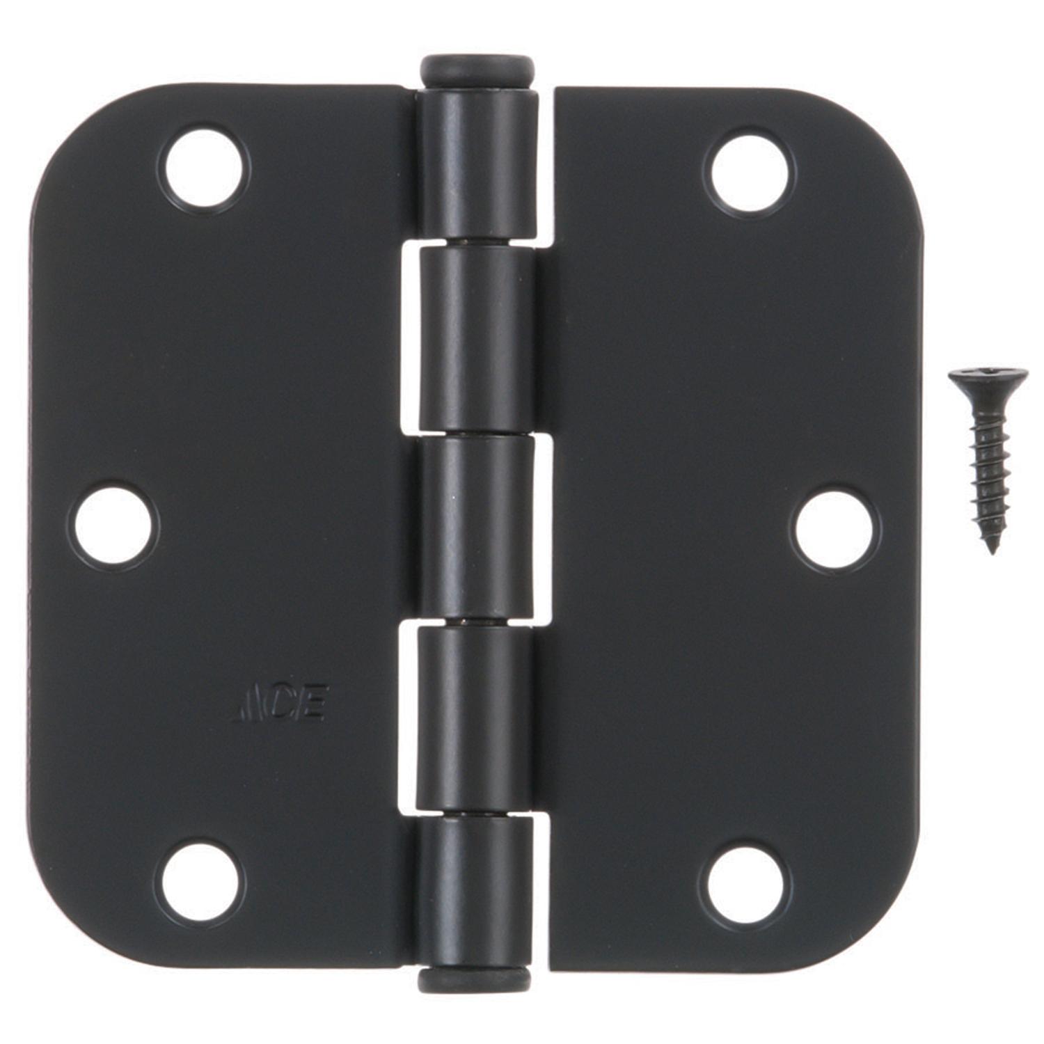 Ace 3-1/2 in. L Black Residential Door Hinge 3 pk - 01-3550-436 - Hardware Accessories  sku 01-3550-436