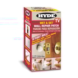 Hyde  9 ft. L x 5 in. W Composite  White  Wet & Set Wall and Ceiling Repair Patch 