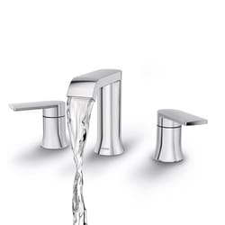 Moen Genta Chrome Modern Widespread Bathroom Sink Faucet 8 - 16 in.