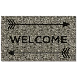 Americo Home Front Runner 18 in. W X 30 in. L Multi-Color Welcome Arrows Vinyl Door Mat