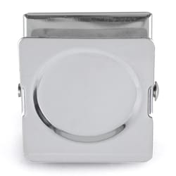 Magnet Source 1.125 in. L X 1.375 in. W Silver Metal Square Magnetic Clips 5 lb. pull 4 pc