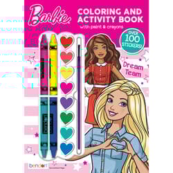 Bendon Barbie Color and Paint Activity Book Multicolored