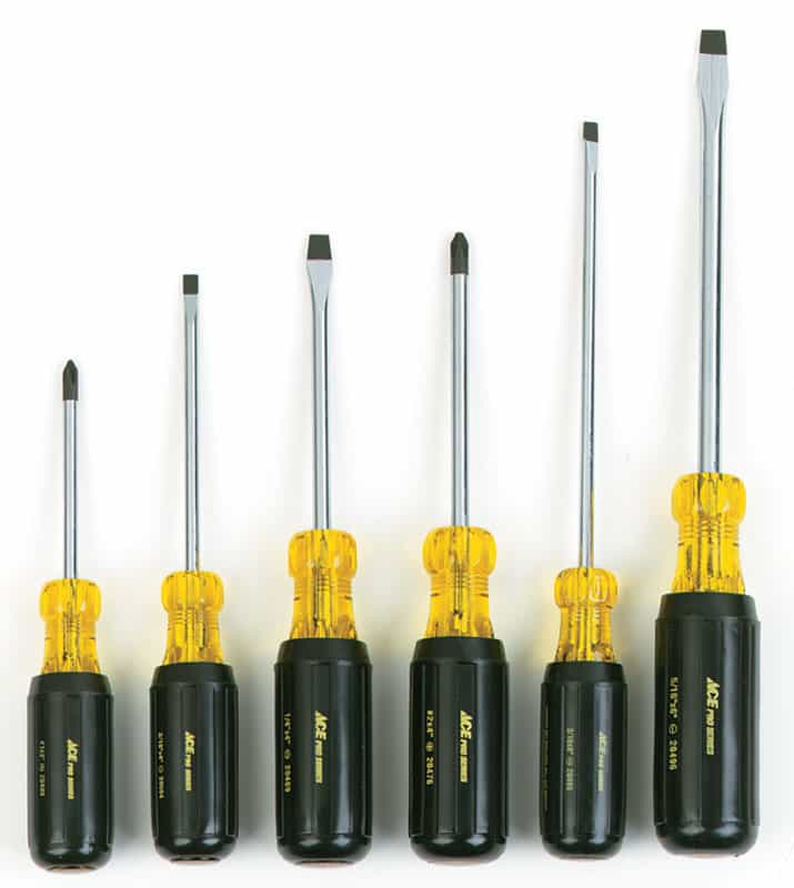 Ace  Pro 6 pc  Pro Screwdriver Set Ace  Hardware   Ace  Pro 6 pc  Pro Screwdriver Set Ace  Hardware