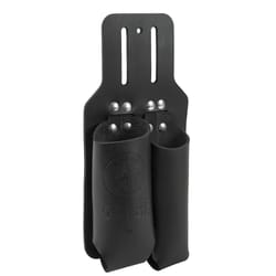 Klein Tools 2 pocket Leather Tool Holder 4.8 in. L X 8 in. H Black