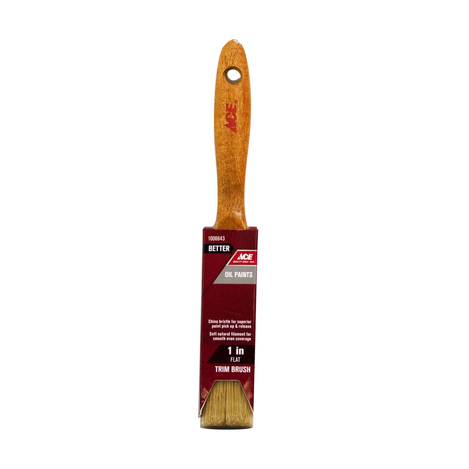 Ace Better 1 in. W Flat Paint Brush Ace Hardware