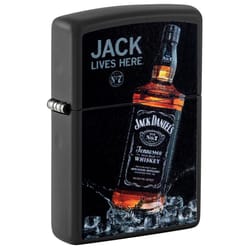 Zippo Jack Daniels Black Jack Lives Here Lighter 1 pk