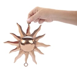 Good Directions Sunburst Rain Chain Clip 2.5 in. W X 102 in. L