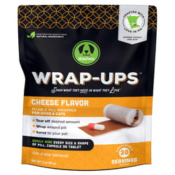 Stashios Wrap-Ups Cheese Grain Free Pill Pockets For Dogs 2 oz 1 pk