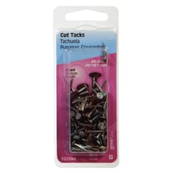 Hillman No. 16 X 13/16 in. L Blue Steel Cut Tacks 2 pk Hillman No. 16 X 13/16 in. L Blue Steel Cut Tacks 2 pk