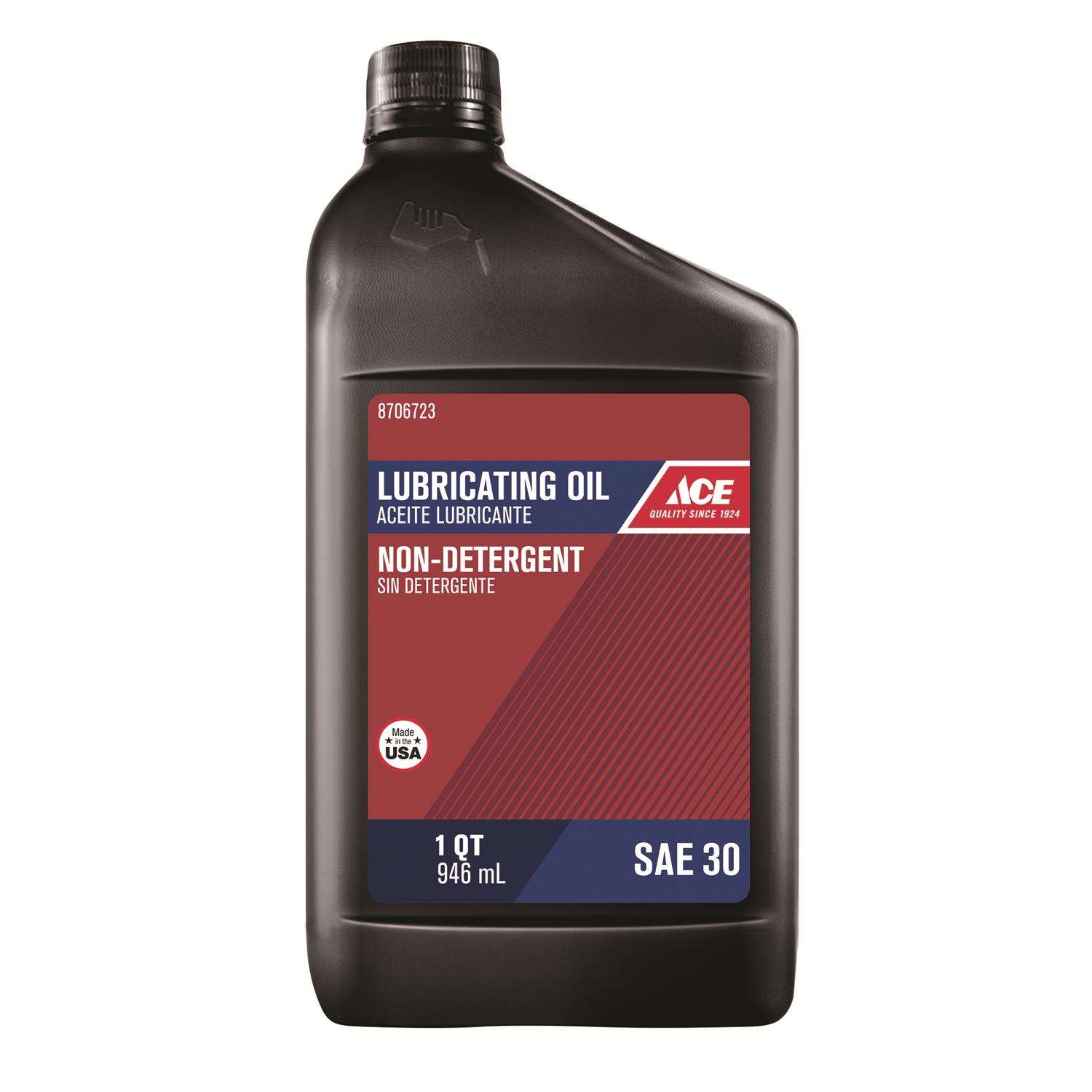 Ace SAE 30 4Cycle NonDetergent Motor Oil 1 qt 1 pk Ace Hardware