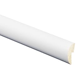 Inteplast Building Products 5/16 in. H X 7/8 in. W X 8 ft. L Prefinished White Polystyrene Cap