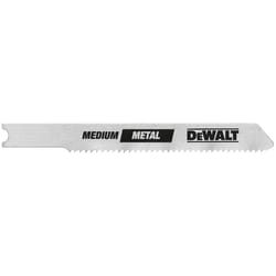 DeWalt 3 in. Cobalt Steel U-Shank Medium Jig Saw Blade 24 TPI 5 pk