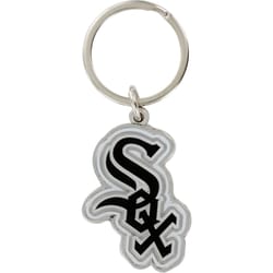 HILLMAN MLB Metal Silver Split Ring Keychain