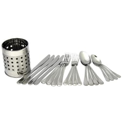 Chef Craft Silver Stainless Steel Set Flatware Set 20 pk